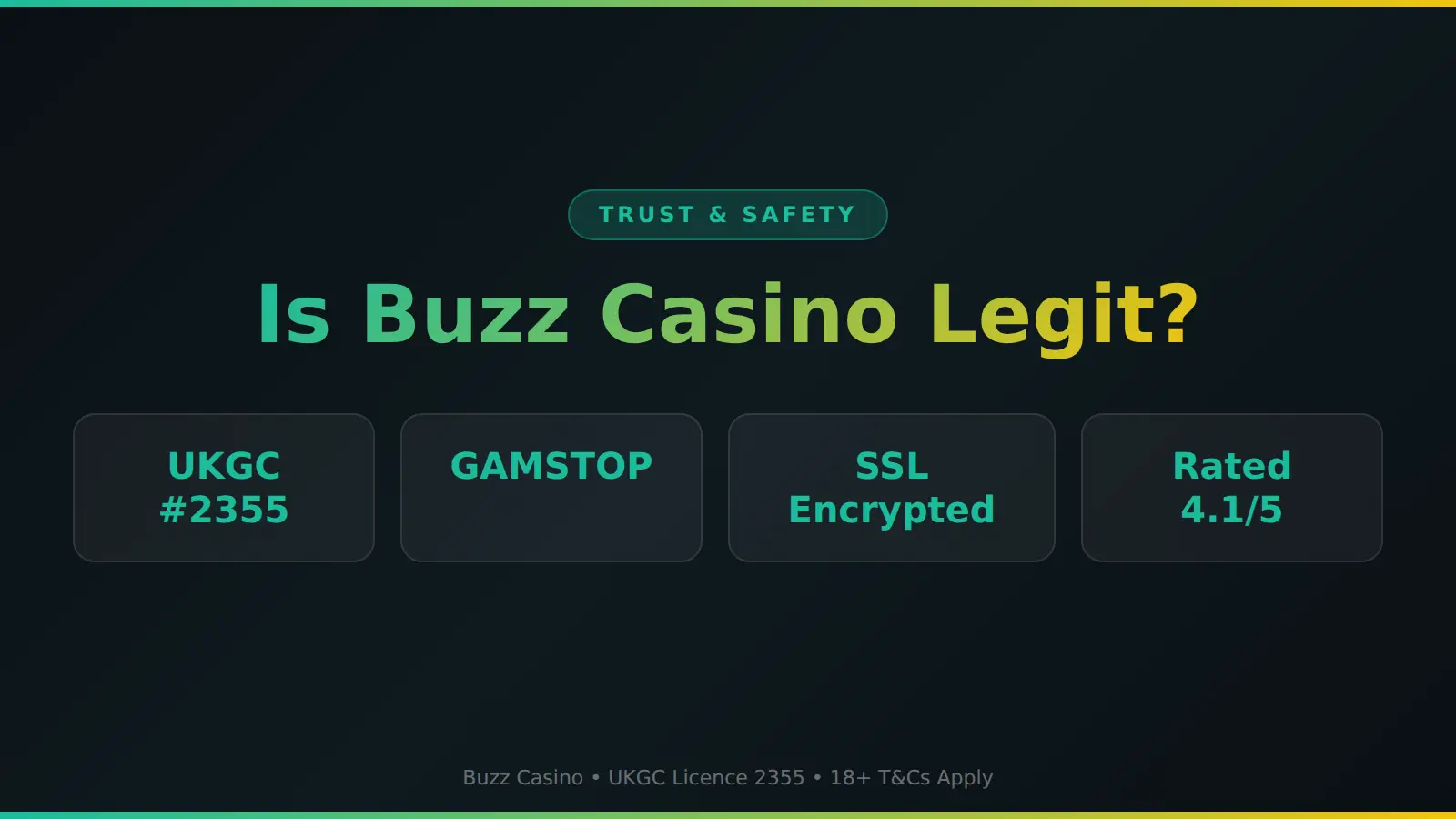 Is Buzz Casino legit — UKGC licence and trust check