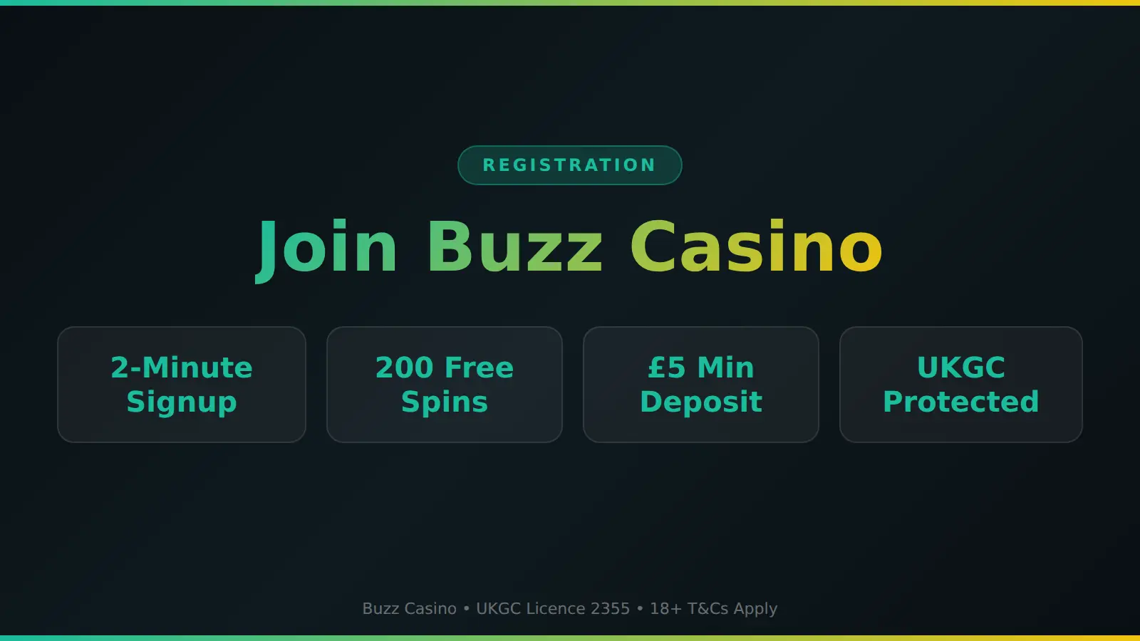 How to sign up at Buzz Casino